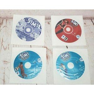 Lot Of 4 The Sims EA Games Teen Expansion Pack People Simulation Mac, PC Games